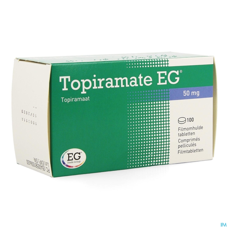 Topiramate EG 50Mg Filmomh Tabl 100X50Mg