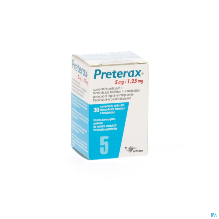 Preterax Comp 30 X 5,0mg/1,250mg