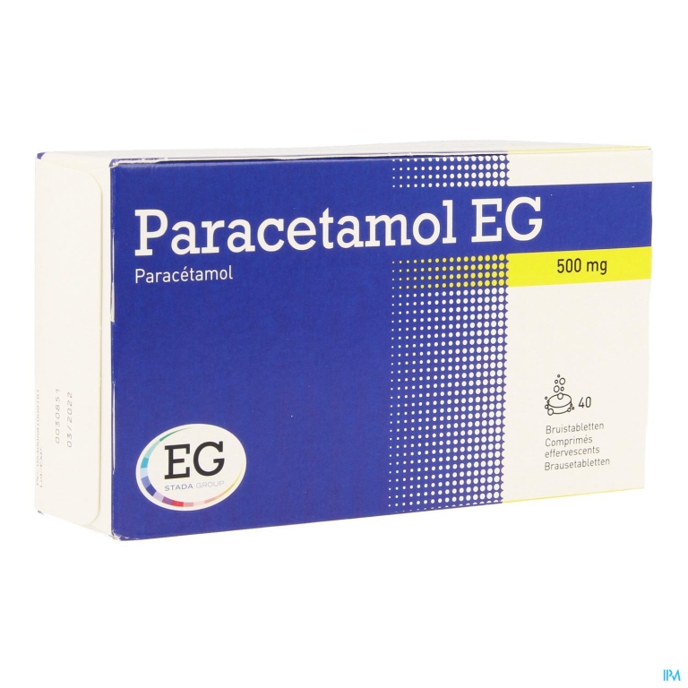 Paracetamol EG 500 Mg           Bruistabl 40X500Mg