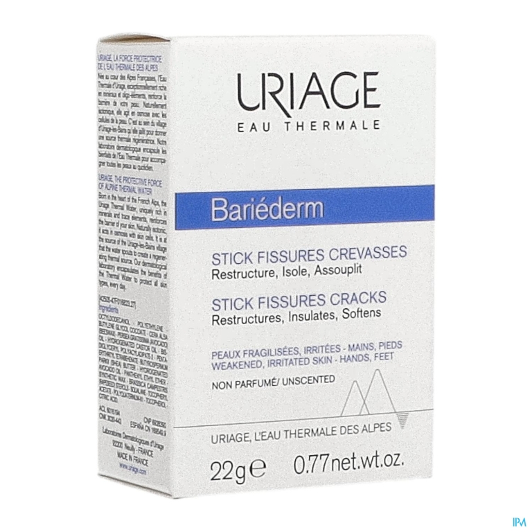 Uriage Bariederm Kloven-barsten Stick 22g