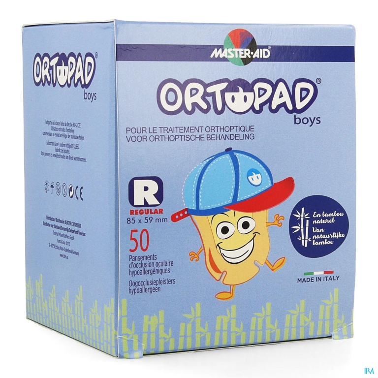 Ortopad Regular For Boys Oogpleister 50 73324