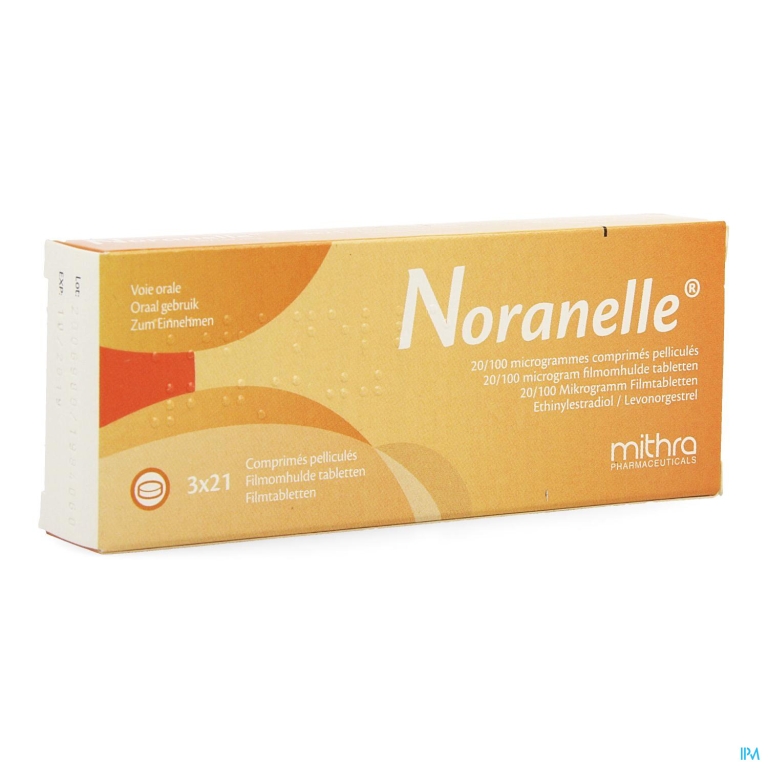 Noranelle 20/100mcg Filmomh Tabl 3 X 21