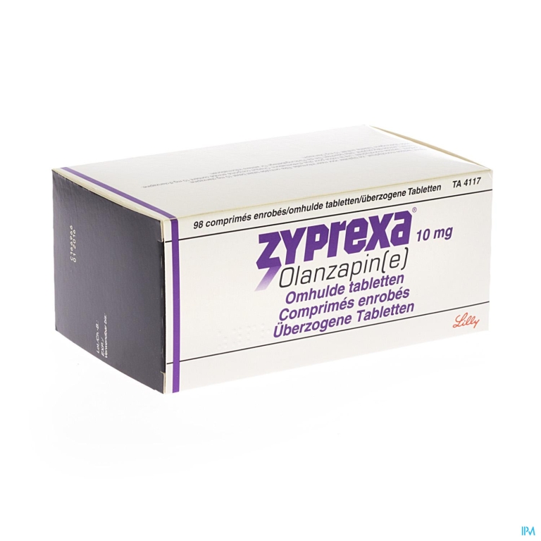 Zyprexa 10mg Omhulde Tabl 98 X 10mg