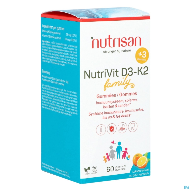 Nutrivit D3-k2 Family Gommies 60 Nutrisan