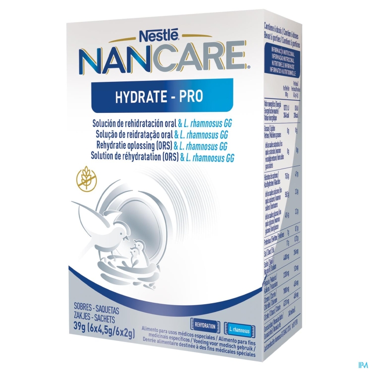 Nancare Hydrate Pro Ors Pdr 6×4,5g 6x2g