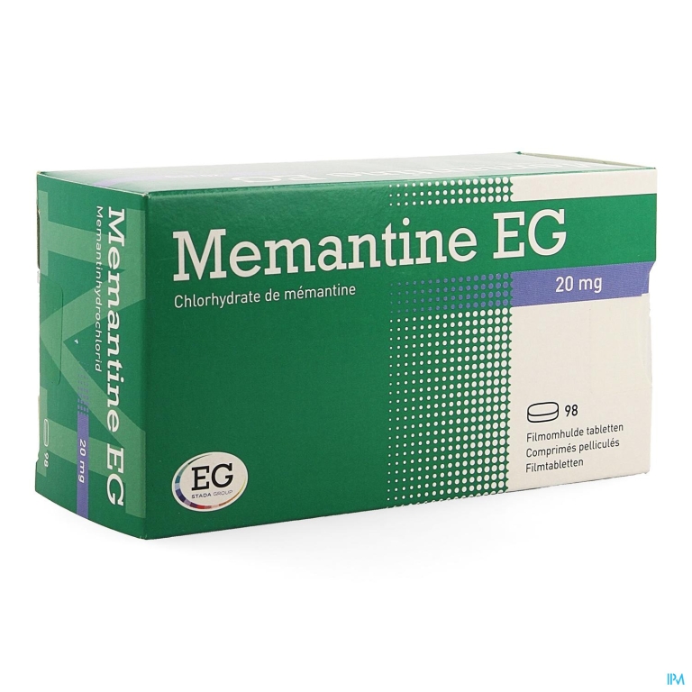 Memantine 20 Mg EG Filmom Tabl 98 X 20Mg