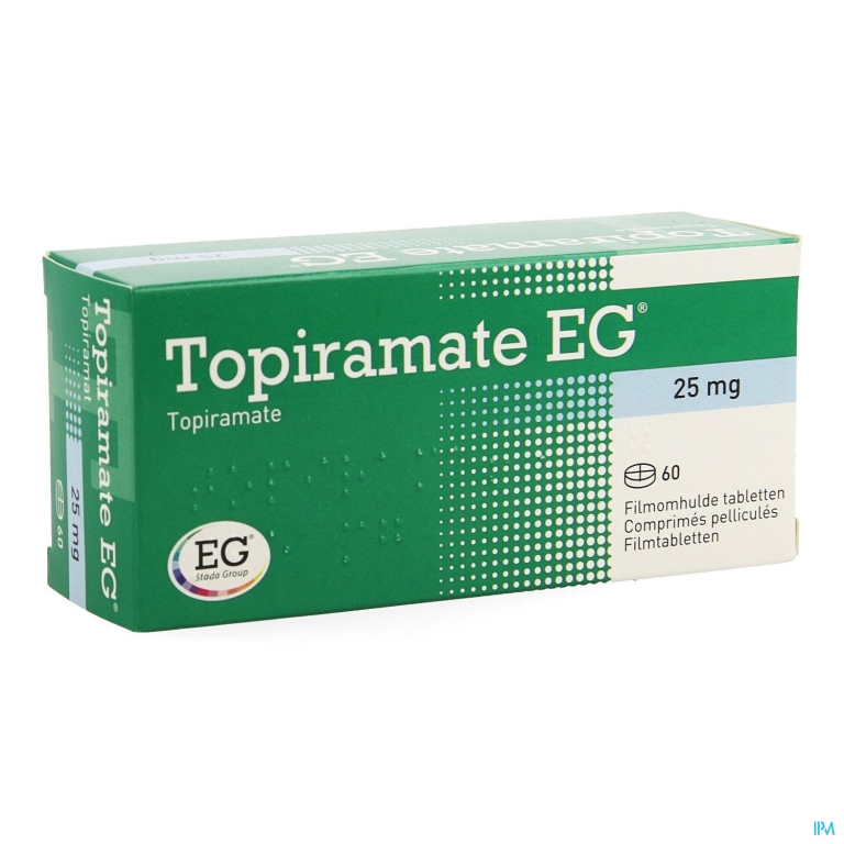 Topiramate EG 25Mg Filmomh Tabl 60X25Mg