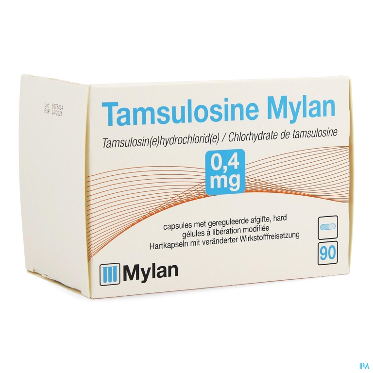 Tamsulosine Mylan 0,4mg Caps 90 X 0,4mg