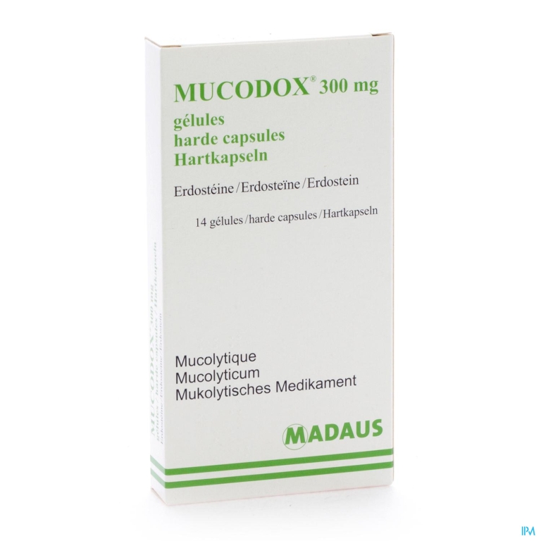 Mucodox 300mg Caps 14