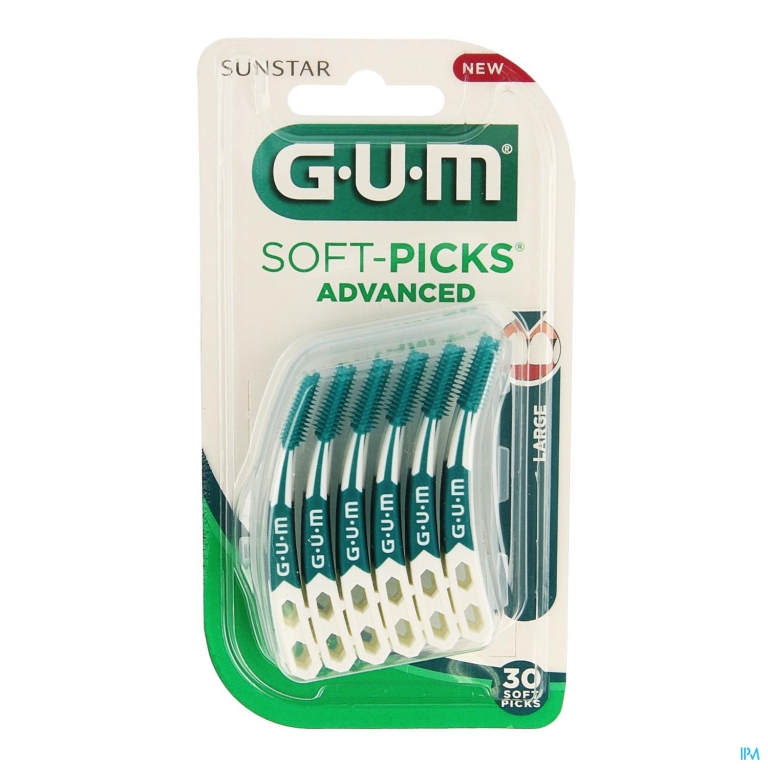 Gum Softpicks Borstel Interdent. Ad. Large 30 651m