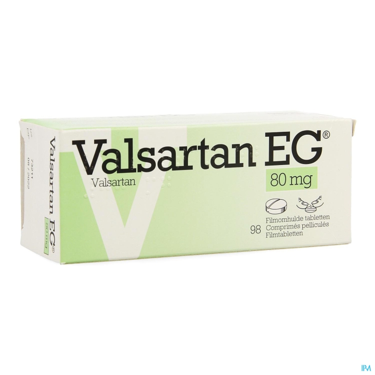 Valsartan EG 80 Mg Filmomh Tabl 98 X 80 Mg