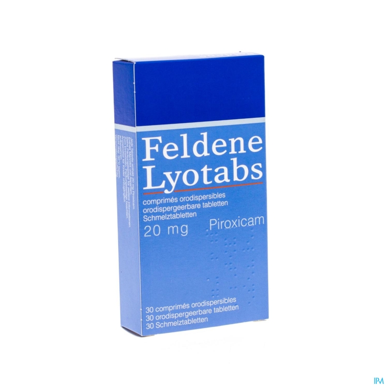 Feldene Lyotabs Pi Pharma Comp 30 X20 mg Pip