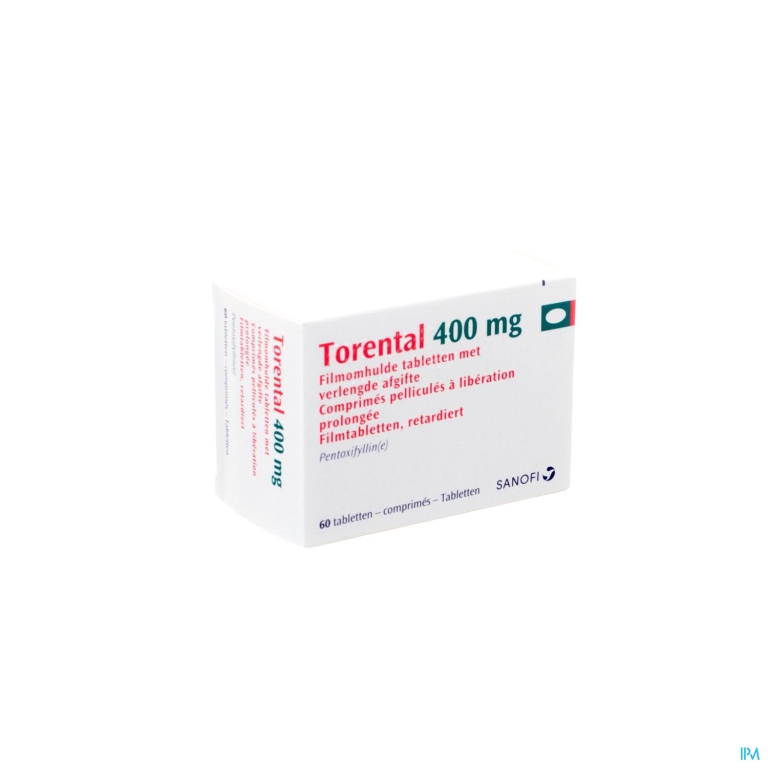 Torental 400mg Verl.afgifte Filmomh Tabl 60 Pip