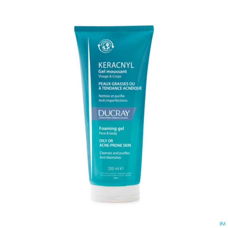 Ducray Keracnyl Schuimende Gel 200ml Nf