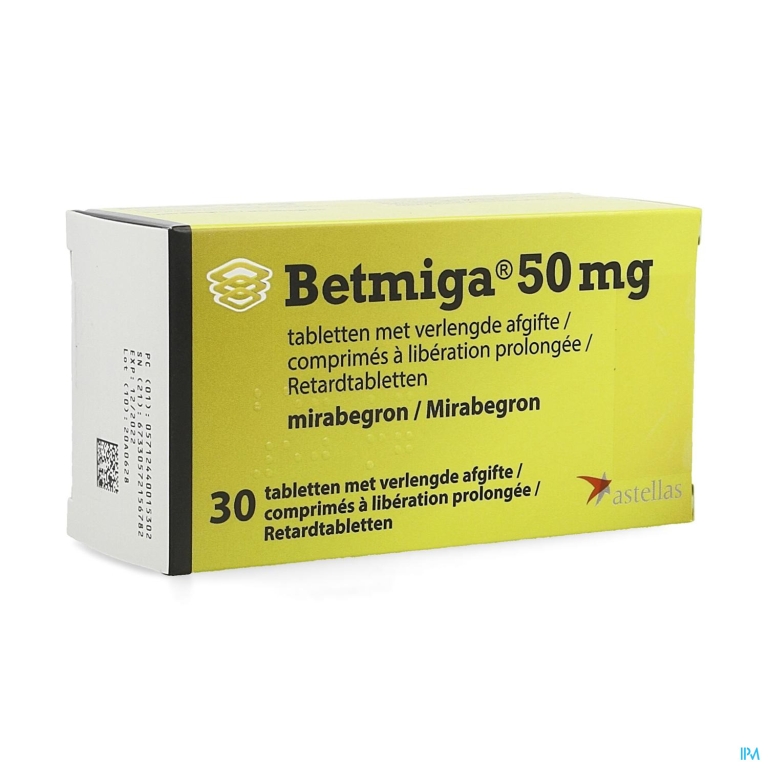 Betmiga 50mg Abacus Verl.afgifte Comp 30