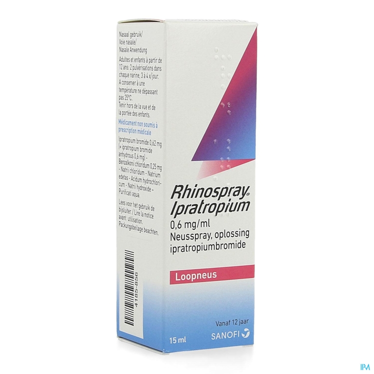 Rhinospray Ipratropium 0,6mg/ml Neusspray 15ml