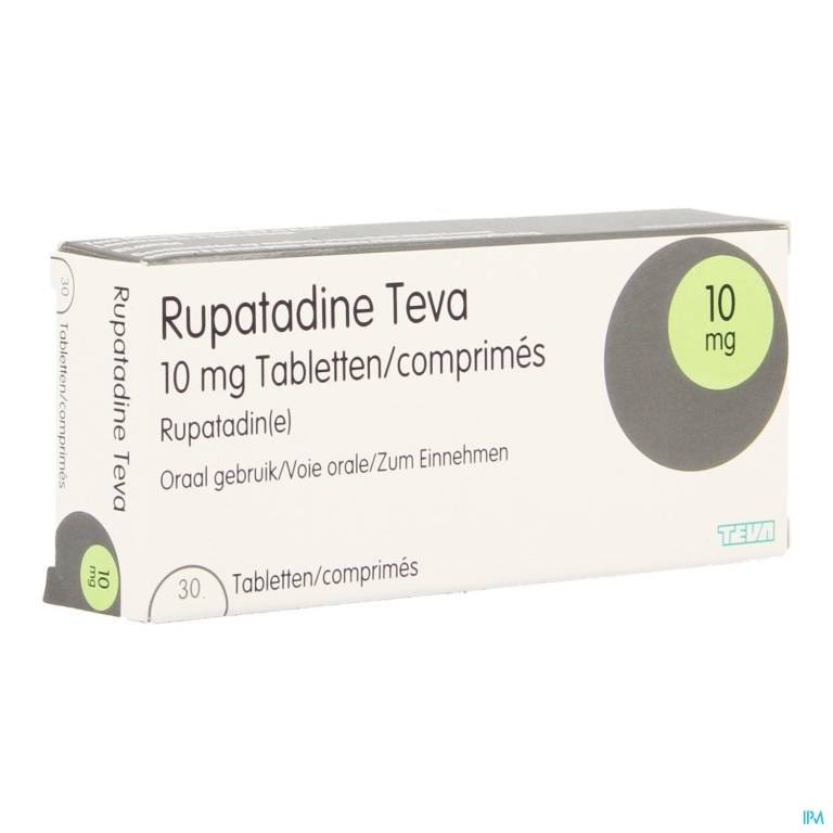 Rupatadine Teva 10mg Comp 30