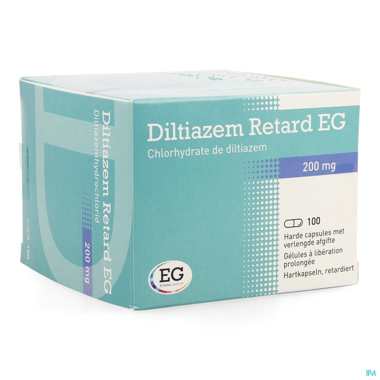 Diltiazem Retard EG 200Mg Caps 100X200Mg