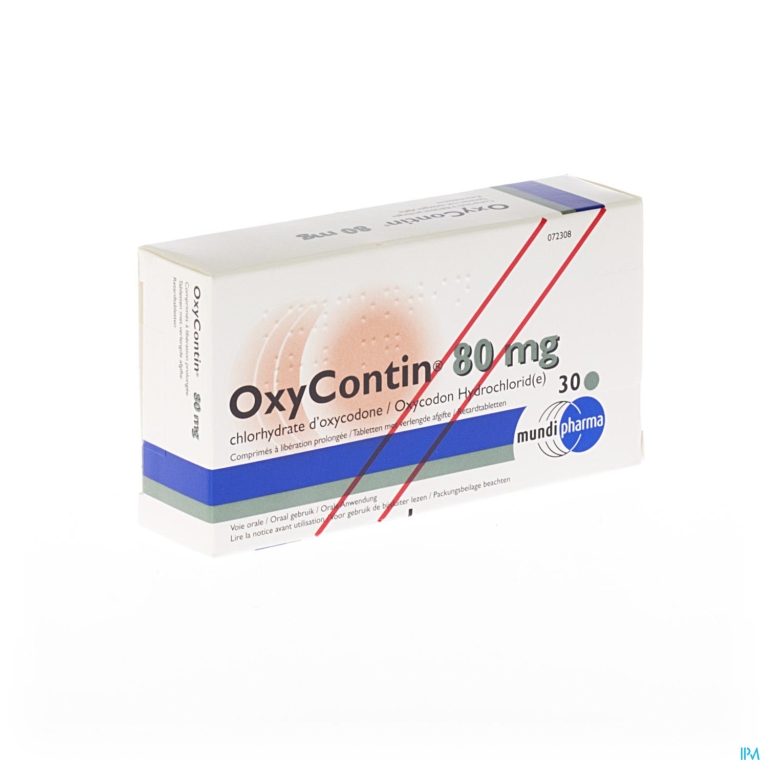 Oxycontin Tabl 30 X 80mg