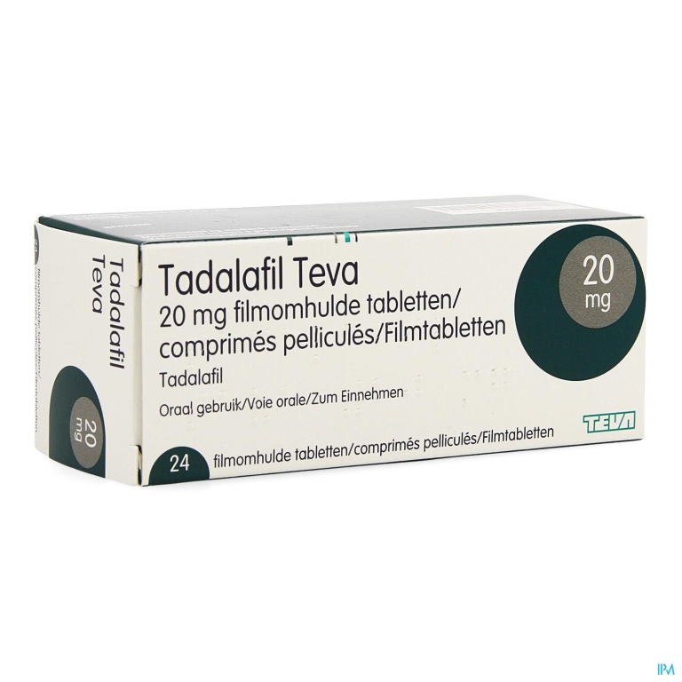 Tadalafil Teva Filmomh Tabl 24 X 20,0mg