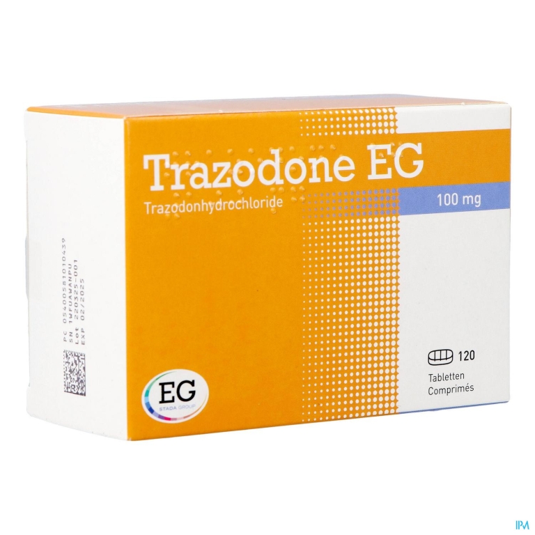 Trazodone EG Tabl 120 X 100Mg