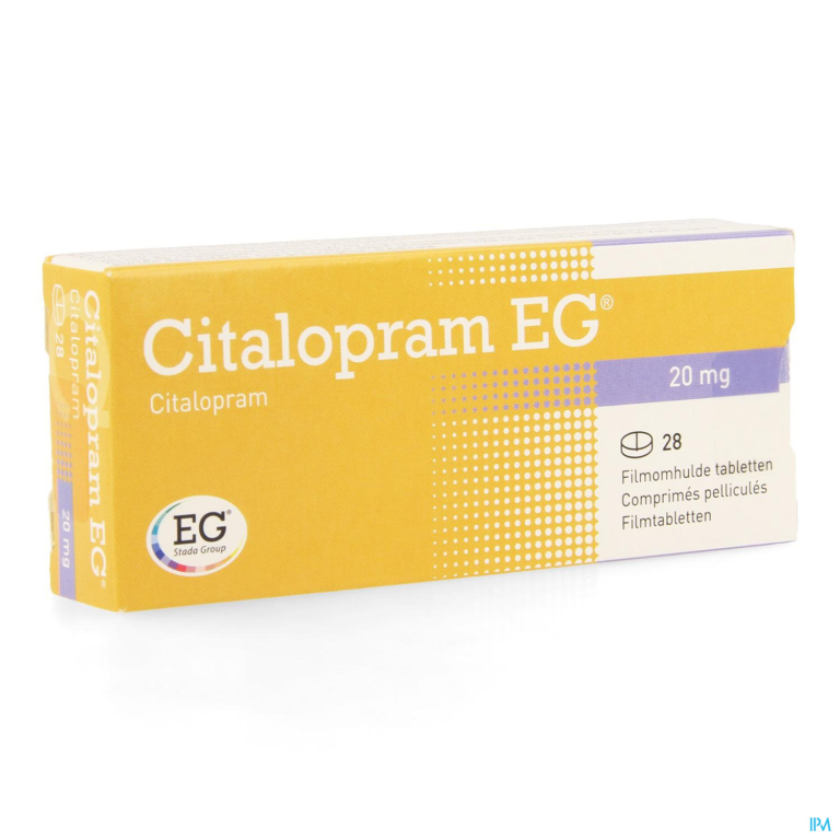 Citalopram EG          Tabl 28X20Mg