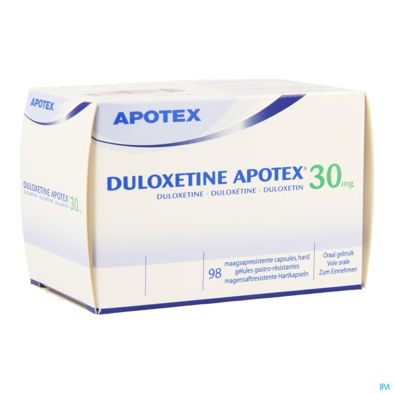 Duloxetine Apotex 30mg Maagsapresist. Caps 98