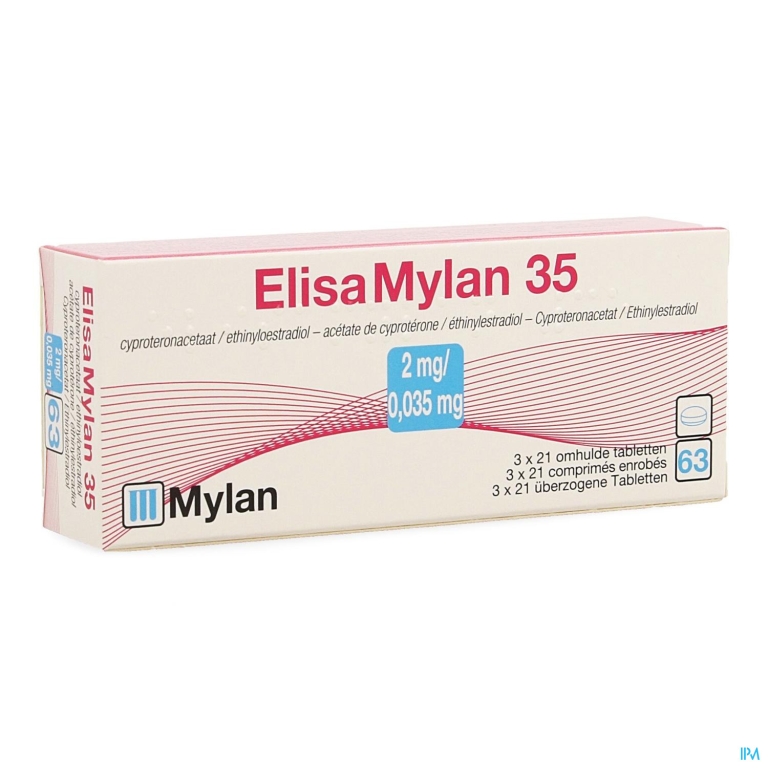 Elisamylan 35 2mg/0,035mg Tabl 3 X 21