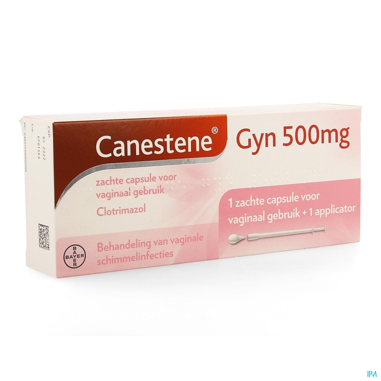 Canestene Gyn 500mg Zachte Caps Vag.gebr.1+applic