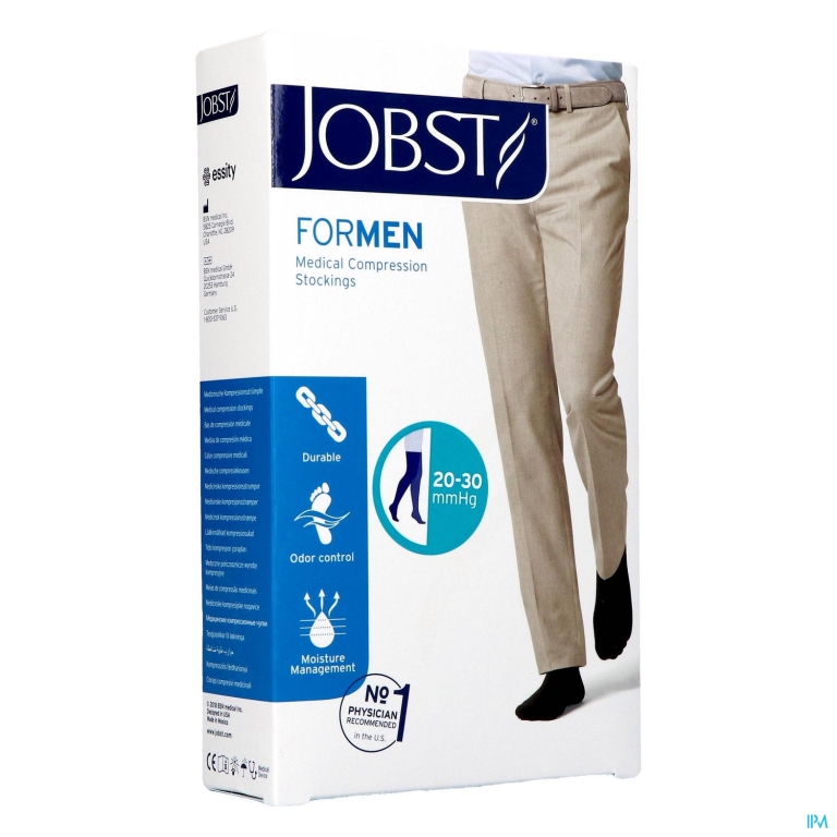 Jobst For Men K2 20-30 Agh Zwart l 1p 7526300