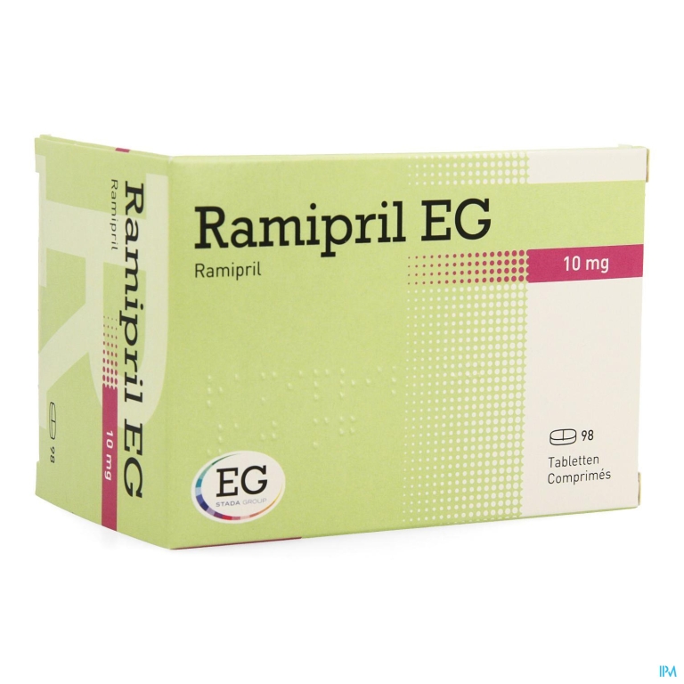 Ramipril EG 10Mg Tabl 98X10Mg