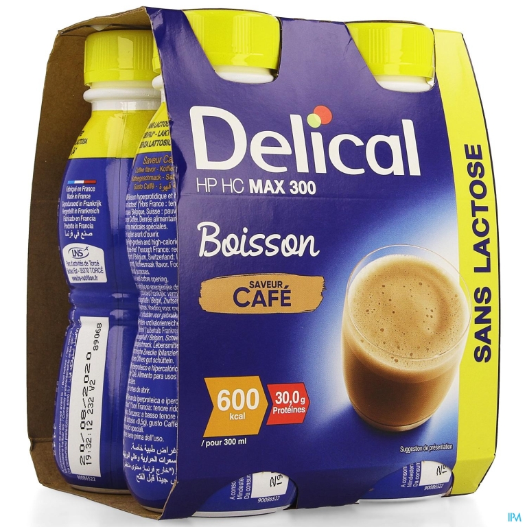Delical Max 300 Koffie 4x300ml