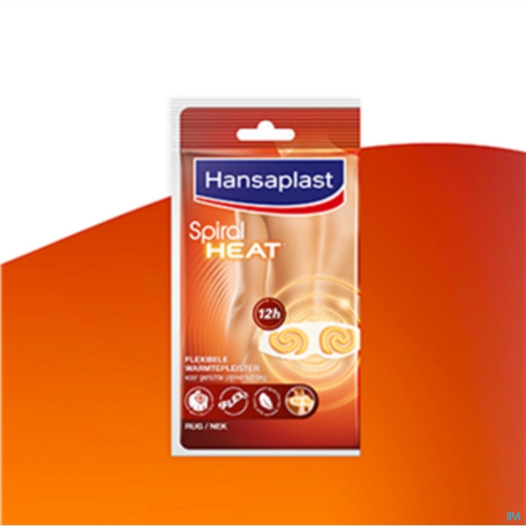 Hansaplast Spiral Heat Patch Verwarmend Flexibel 3