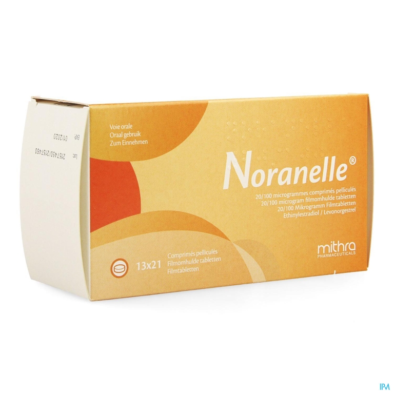 Noranelle 20/100mcg Filmomh Tabl 13 X 21