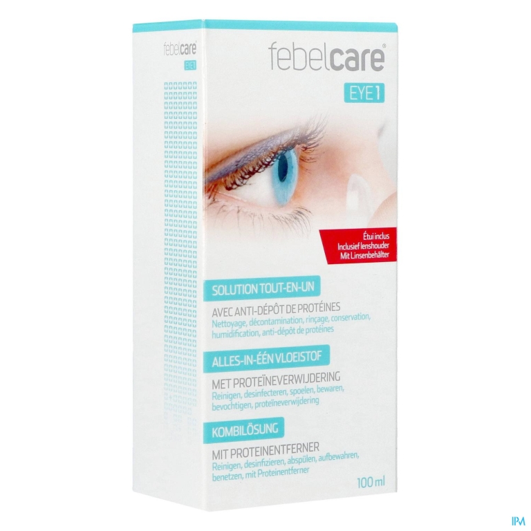 Febelcare Eye 1 Vloeist.contactlens All In 1 100ml