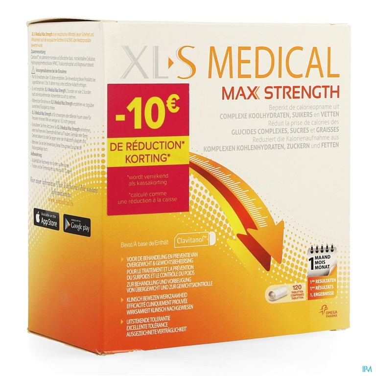 Xls Med. Max Strength Comp 120 Promo -10€