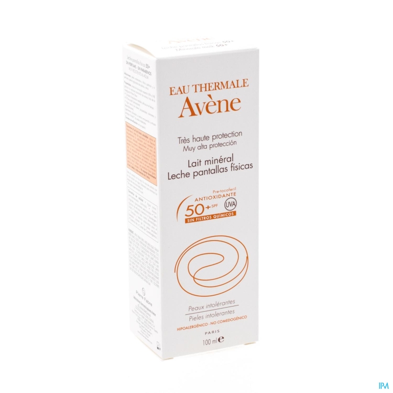 Avene Zon Ip50+minerale Melk Z.hoge Besch. 100ml