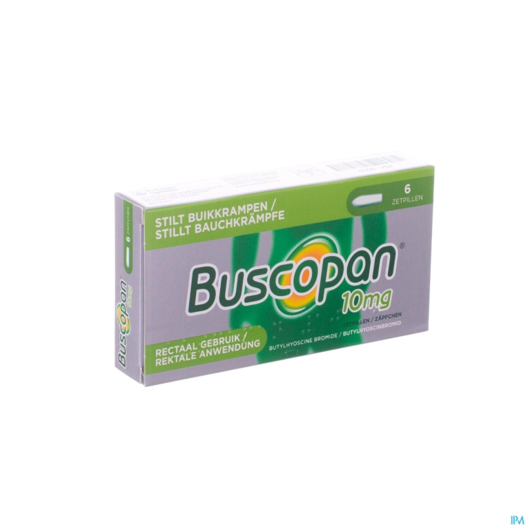 Buscopan Supp 6 X 10mg