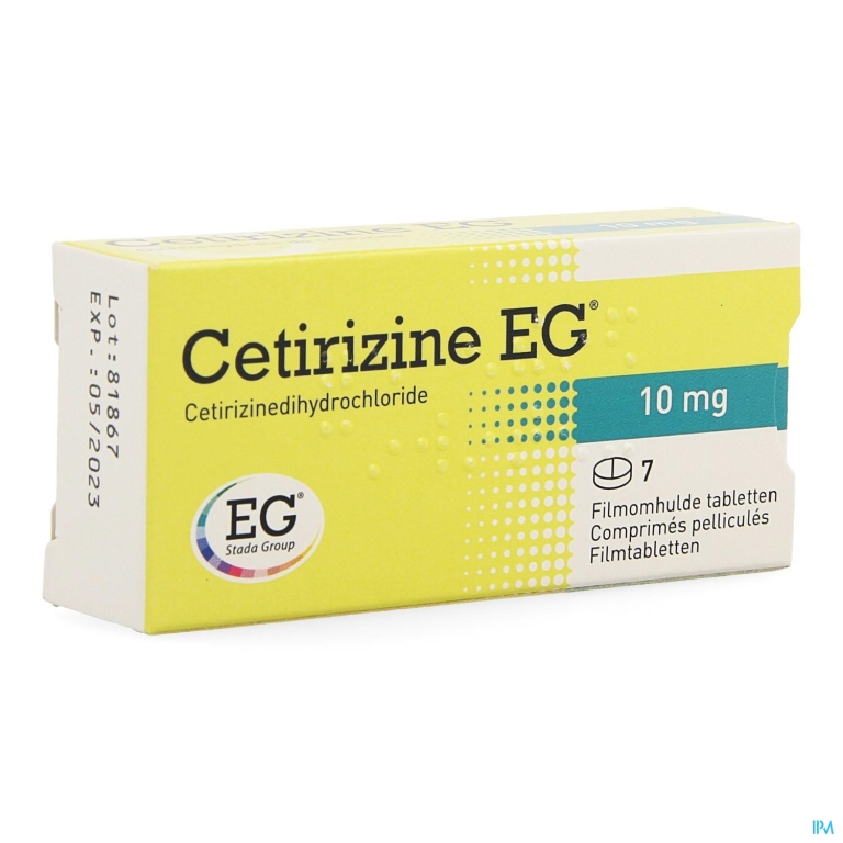 Cetirizine EG           Tabl 7X10Mg