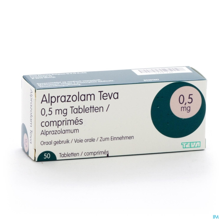 Alprazolam Teva Tabl 50 X 0,50mg