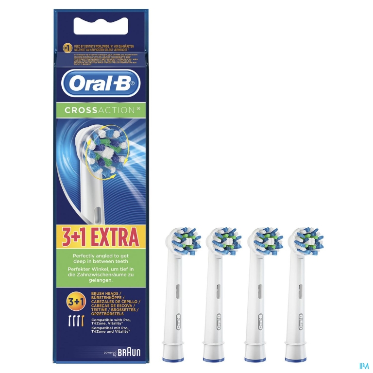 Oral-b Refill Crossaction 3+1