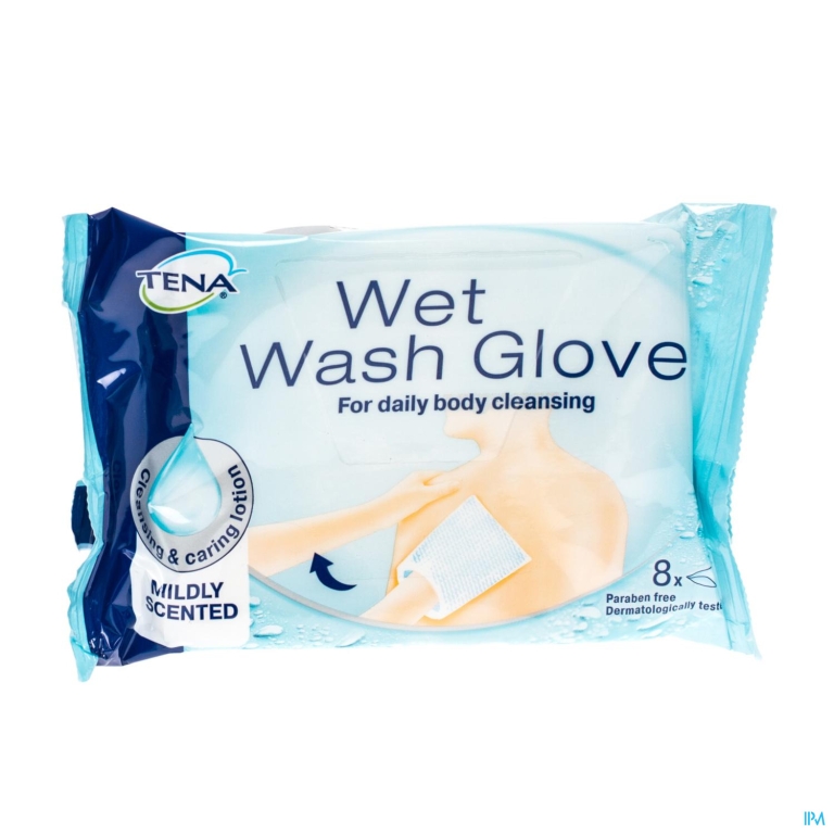 Tena Wet Wash Gloves N/parf Nf 8 1158