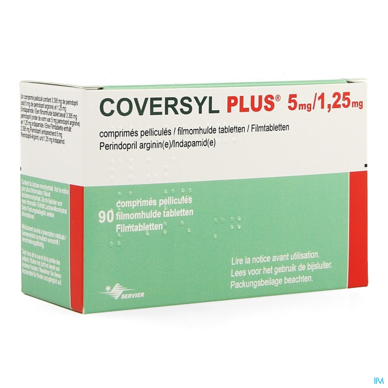 Coversyl Plus 5mg/1,25mg Impexeco Film.tabl 90 Pip