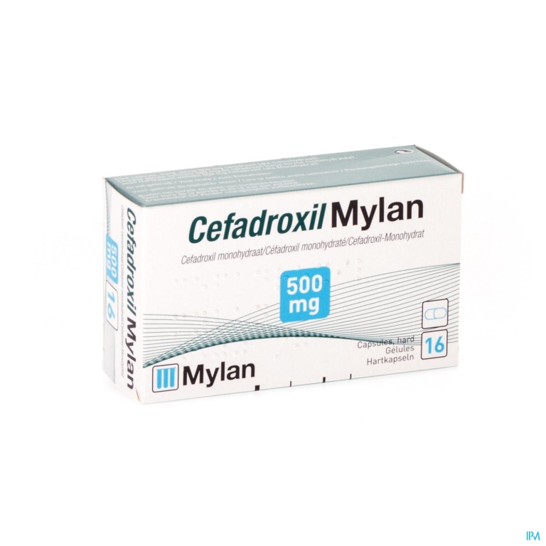 Cefadroxil Mylan 500mg Caps16x500mg