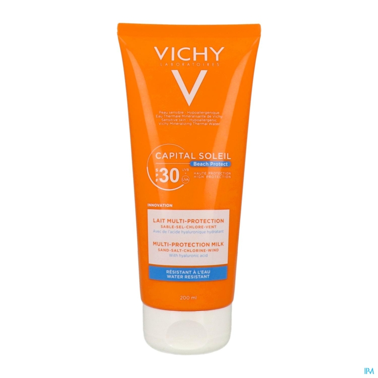 Vichy Cap. Sol. Beach Protect Zonnemelk Ip30 200ml