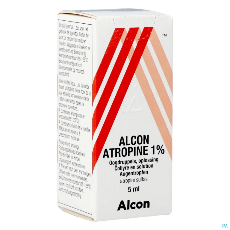 Alcon Atropine 1% Oogdruppels Opl 5ml