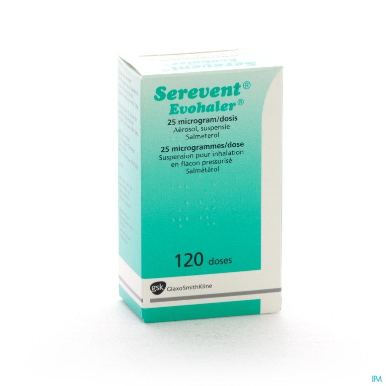 Serevent Evohaler 120 Doses 25 Mcg