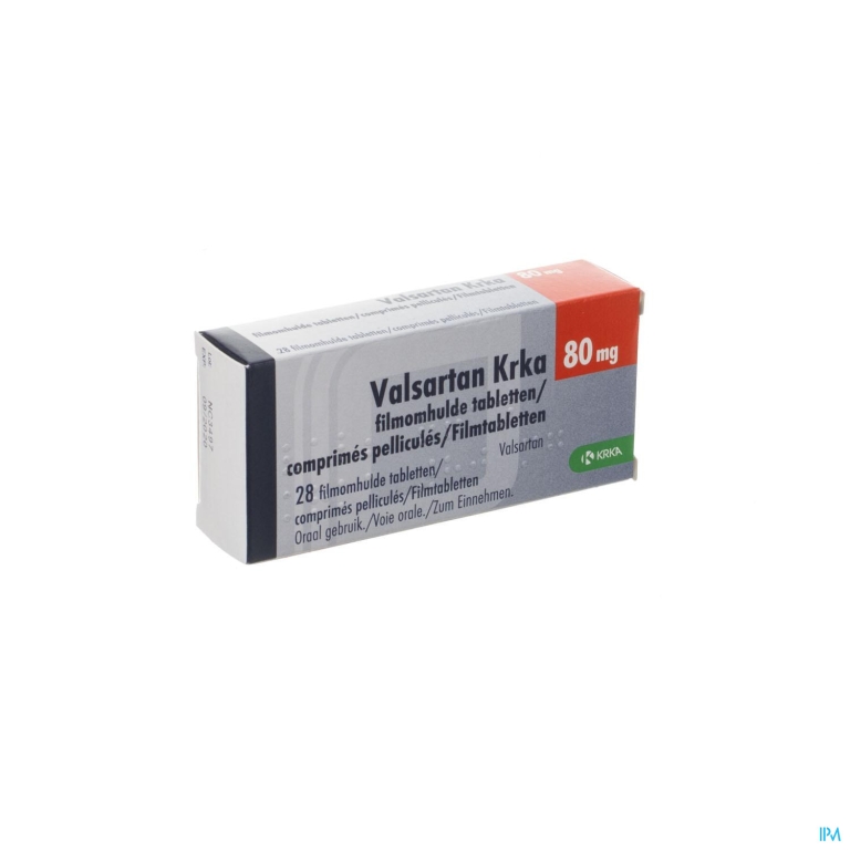 Valsartan Krka 80mg Filmomh Tabl 28