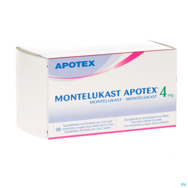 Montelukast Ab 4mg Kauwtabl 98