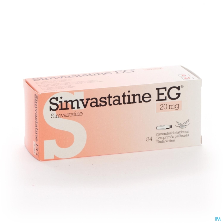 Simvastatine EG 20Mg Filmomh Tabl  84 Cfr 3562345